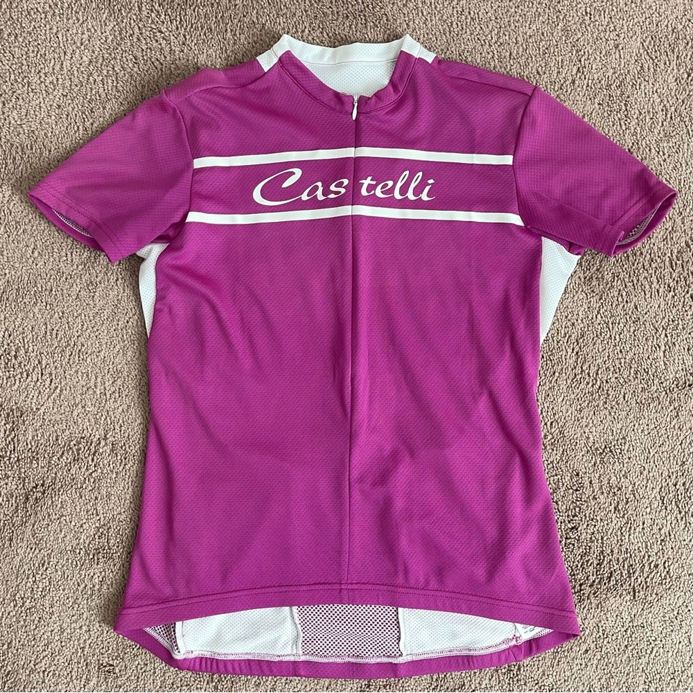 Castelli Cycling Jersey - Purple/White - women’s XL